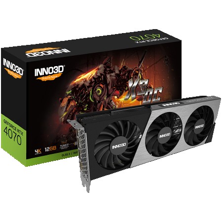 Inno3D GeForce RTX 4070 X3 OC 12GB 192bit N40703-126XX-185252L