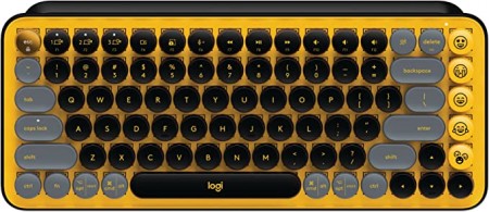 Logitech Pop Keyboard with Emoji, Blast Yellow