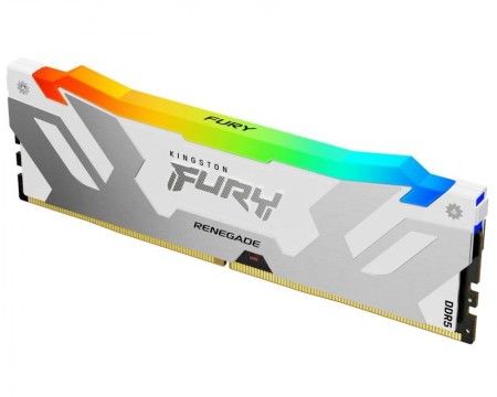 16GB KINGSTON DIMM DDR5 7200MTs KF572C38RWA-16 Fury Renegade RGB White