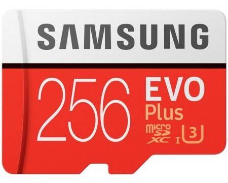 SAMSUNG EVO PLUS UHS-I MicroSDXC 256GB class 10+MB-MC256GA