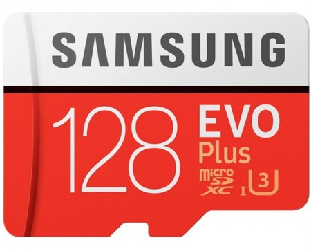 SAMSUNG EVO PLUS UHS-I MicroSDXC 128GB class 10+MB-MC128GA