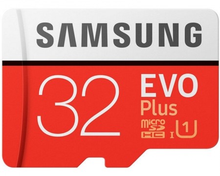 SAMSUNG EVO PLUS UHS-I MicroSDHC 32GB class 10+MB-MC32GA