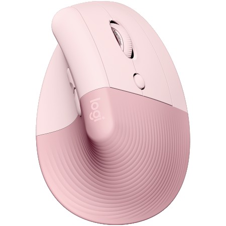 Logitech Lift Vertical Ergonomic Mouse - Rose