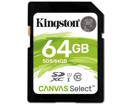 KINGSTON UHS-I SDXC 64GB 80R class 10 SDS64GB