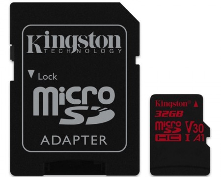 KINGSTON UHS-I U3 MicroSDHC 32GB V30+ad SDCR32GB React ( 3329 )