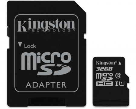 KINGSTON 32GB 80R class 10 SDCS32GB + adapter ( 3333 )