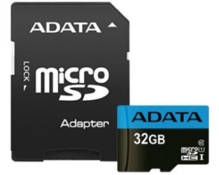 ADATA UHS-I MicroSDHC 32GB class 10+ad AUSDH32GUICL10 85-RA1