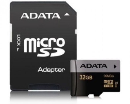 ADATA UHS-I U3 MicroSDHC 32GB class 10+ad AUSDH32GUI3CL10-RA1