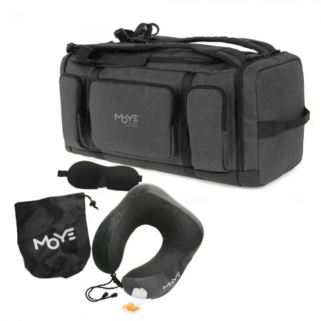 MOYE Trailblazer Multi-Backpack Grey O5 + Neck Pillow Grey