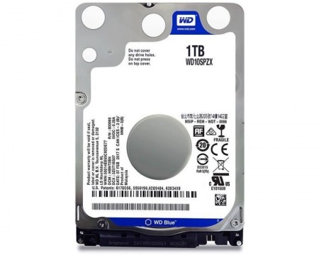 1TB WD 2.5'' SATA III 128MB 5.400 WD10SPZX Blue