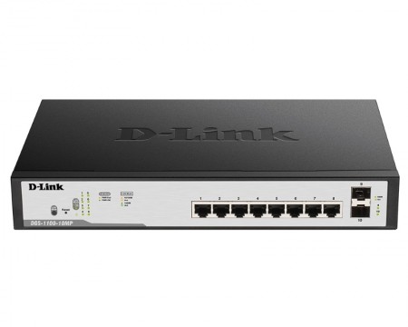 D-LINK DGS-1100-10MP 8port EasySmart switch