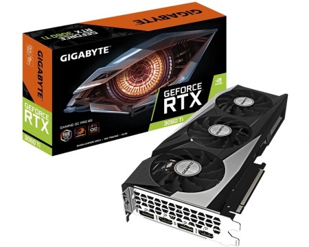 GIGABYTE nVidia GeForce RTX 3060 Ti GAMING OC PRO 8GB 256bit GV-N306TGAMINGOC PRO-8GD rev 3.0 LHR ( 27733 )