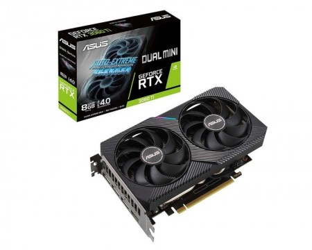 ASUS nVidia GeForce RTX 3060 Ti 8GB DUAL-RTX3060TI-8G-MINI-V2 ( 28047 )