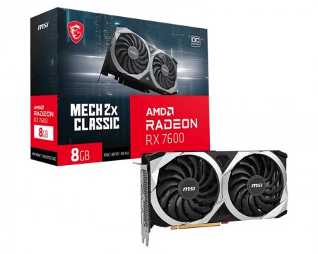 MSI Radeon RX 7600 MECH 2X CLASSIC 8G OC