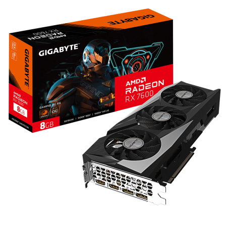 Gigabyte RX 7600 GAMING OC 8GB (GV-R76GAMING OC-8GD)