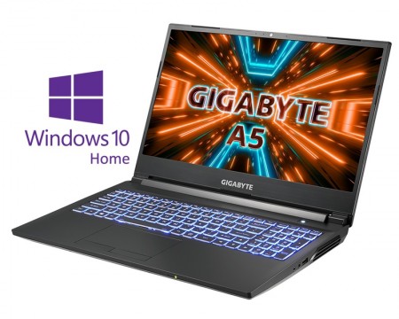 GIGABYTE OEM A5 X1 15.6'' FHD 240Hz AMD Ryzen 9 5900HX 16GB 512GB SSD GeForce RTX 3070 8GB Backlit Win10Home