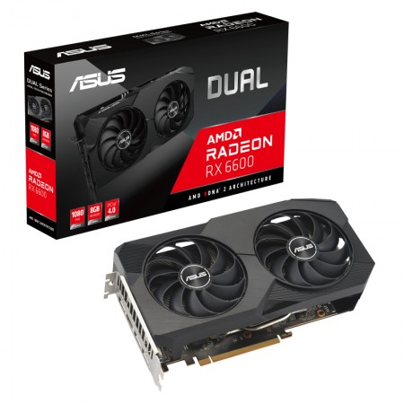 ASUS Radeon RX 6600 8GB DUAL-RX6600-8G-V2