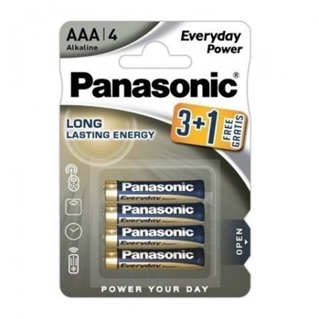 PANASONIC baterije LR03EPS4BP -AAA 4kom 3+1F Alkaline Everyday P