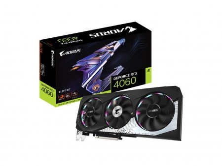 Gigabyte AORUS RTX 4060 ELITE 8GB (GV-N4060AORUS E-8GD)