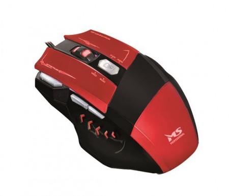 MS Industrial SAMURAI PRO gaming crveni