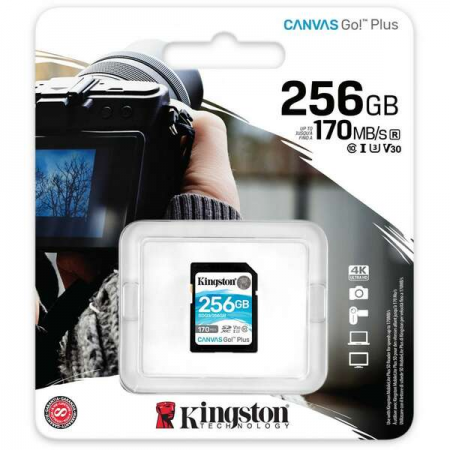 256GB KINGSTON SDXC Canvas Go! UHS-1 U3 V30 SDG3/256GB