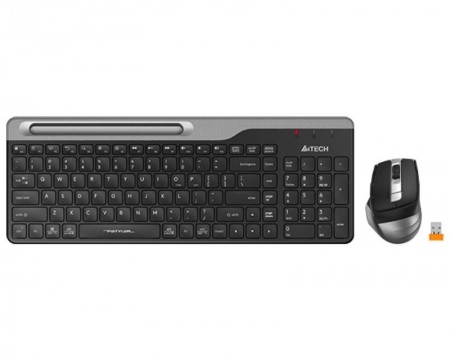 A4 TECH FB2535C FSTYLER Wireless USB tastatura US siva