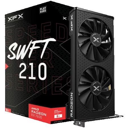 XFX SPEEDSTER SWFT210 RADEON RX7600 CORE Gaming RX-76PSWFTFY