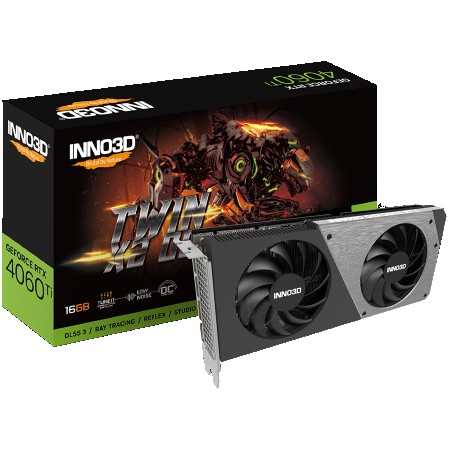 INNO3D GEFORCE RTX 4060 Ti 16GB TWIN X2 OC N406T2-16D6X-178055N