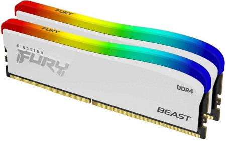 KINGSTON DDR4 16GB (2x8GB) 3200MHz FURY BEAST RGB Special Edition CL16 KF432C16BWAK2/16