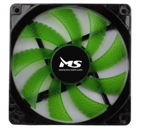 MS GREEN LED 12CM fan ( 4219 )