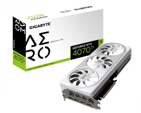 GIGABYTE RTX 4070 Ti AERO OC 12GB GV-N407TAERO OCV2-12GD