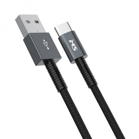 MS CABLE USB-A 2.0 -> USB-C, 1m, crni