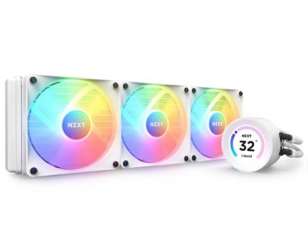 NZXT Kraken Elite 360 RGB vodeno hlađenje belo RL-KR36E-W1