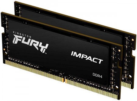 KINGSTON DDR4 32GB (2x16GB) SO-DIMM 3200MHz FURY IMPACT KF432S20IBK2/32