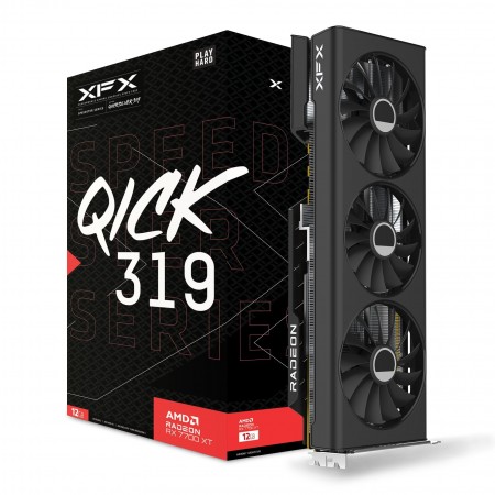 XFX AMD RX-7700XT QICK319 12GB GDDR6 RX-77TQICKB9 