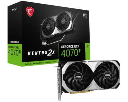 MSI nVidia GeForce RTX 4070 Ti 12GB 192bit RTX 4070 Ti VENTUS 2X 12G OC