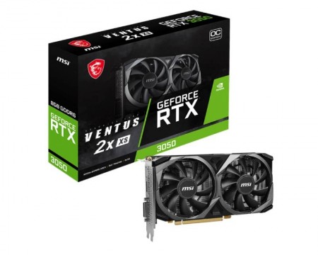 MSI RTX 3050 8GB 128bit RTX 3050 VENTUS 2X XS 8G OC