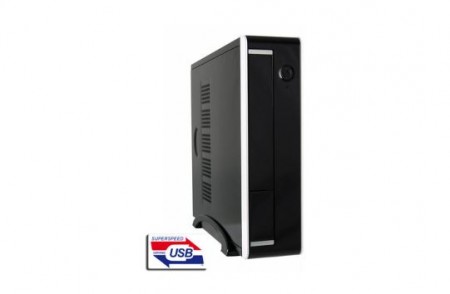 TOWER Mini ITX LC Power 1360II 90w 2xUSB3.0 Black