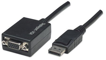 INTELLINET MH Converter, DisplayPort to VGA, DP-MaleHD15-Female