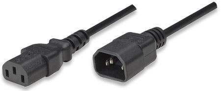 MH Cable, Power External, C14-MaleC13-Female, 1.8m