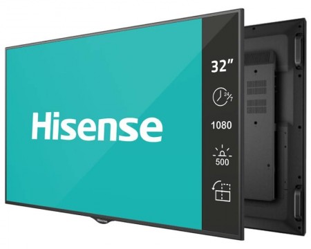 HISENSE 32'' 32BM66AE 4K UHD Digital Signage Display - 247 Operation