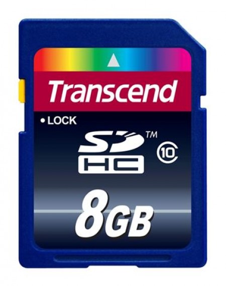 TRANSCEND SD 8GB HC SPD Class 10