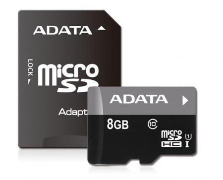 ADATA SD MICRO 8 GB HC Class10 UHS