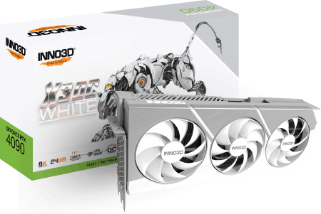 Inno3D GeForce RTX 4090 X3 OC WHITE 24GB GDDR6X N40903-246XX-18333259