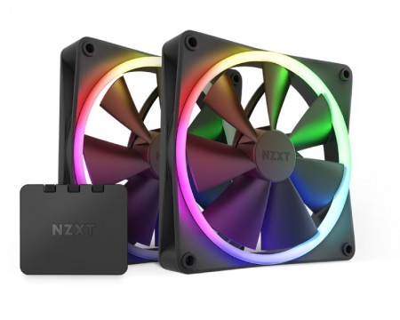 NZXT F140 RGB Twin Pack 140mm RF-R14DF-B1