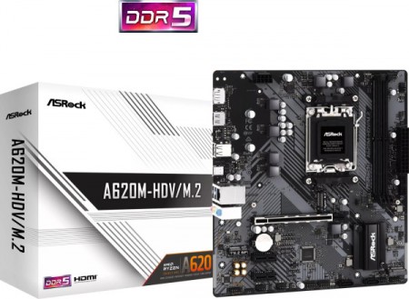 ASRock A620M-HDV/M.2 90-MXBLL0-A0UAYZ