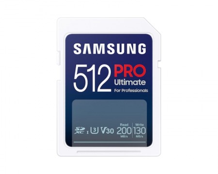 SAMSUNG PRO Ultimate Full Size SDXC 512GB U3 MB-SY512S