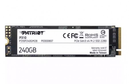 240GB Patriot P310 M.2 NVMe P310P240GM28