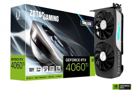 Zotac GAMING GeForce RTX 4060 Ti Twin Edge 8GB DDR6 ZT-D40610E-10M