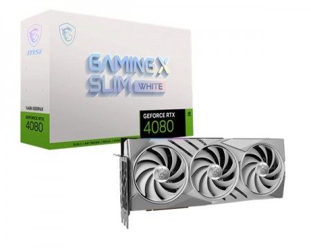 MSI RTX 4080 SUPER 16GB GAMING X SLIM WHITE